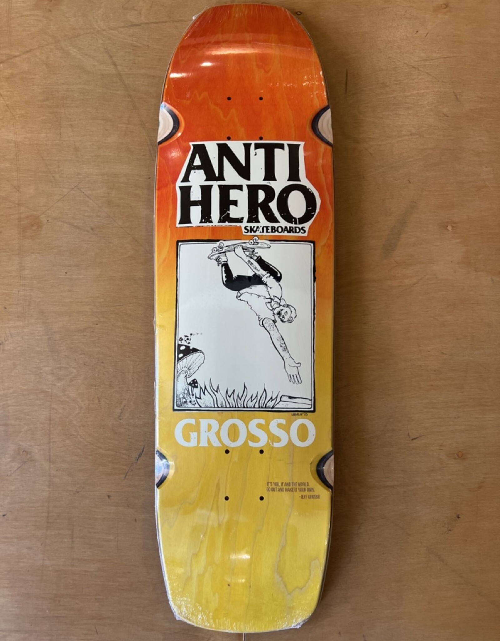ANTI HERO ANTIHERO SKATE SHOP DAY GROSSO DECK FADE - 9.25