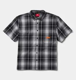 VANS VANS SKATE ANDREW ALLEN S/S PLAID SHIRT - BLACK