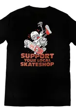 SKATE SHOP DAY SKATE SHOP DAY X AS COLOUR TEE - BLACK