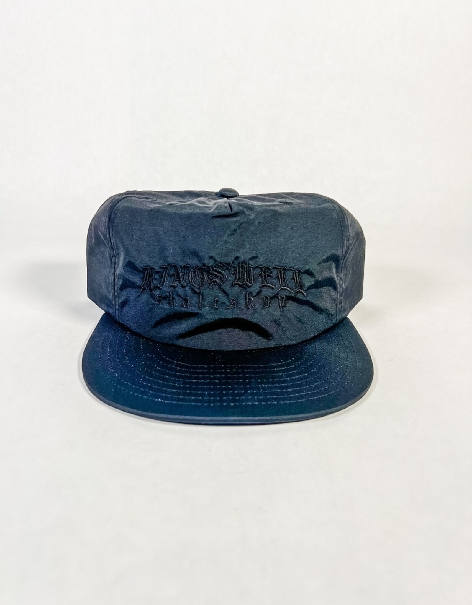 KINGSWELL KINGSWELL MEZA SCRIPT NYLON SURF HAT - BLACK