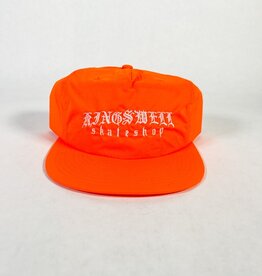 KINGSWELL KINGSWELL MEZA SCRIPT NYLON SURF HAT - ORANGE
