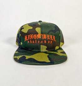 KINGSWELL KINGSWELL MEZA SCRIPT SNAPBACK HAT - CAMO