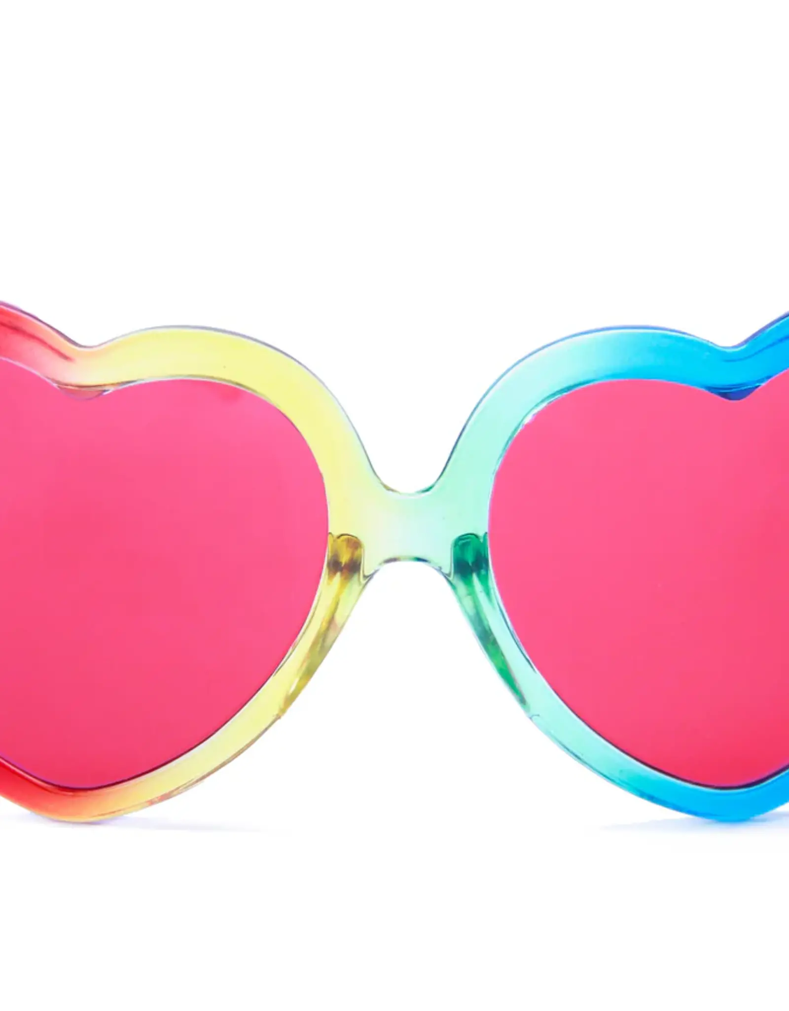 HAPPY HOUR SHADES HEART ONS - RAINBOW FADE MOXI