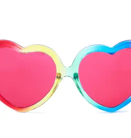 HAPPY HOUR SHADES HEART ONS - RAINBOW FADE MOXI