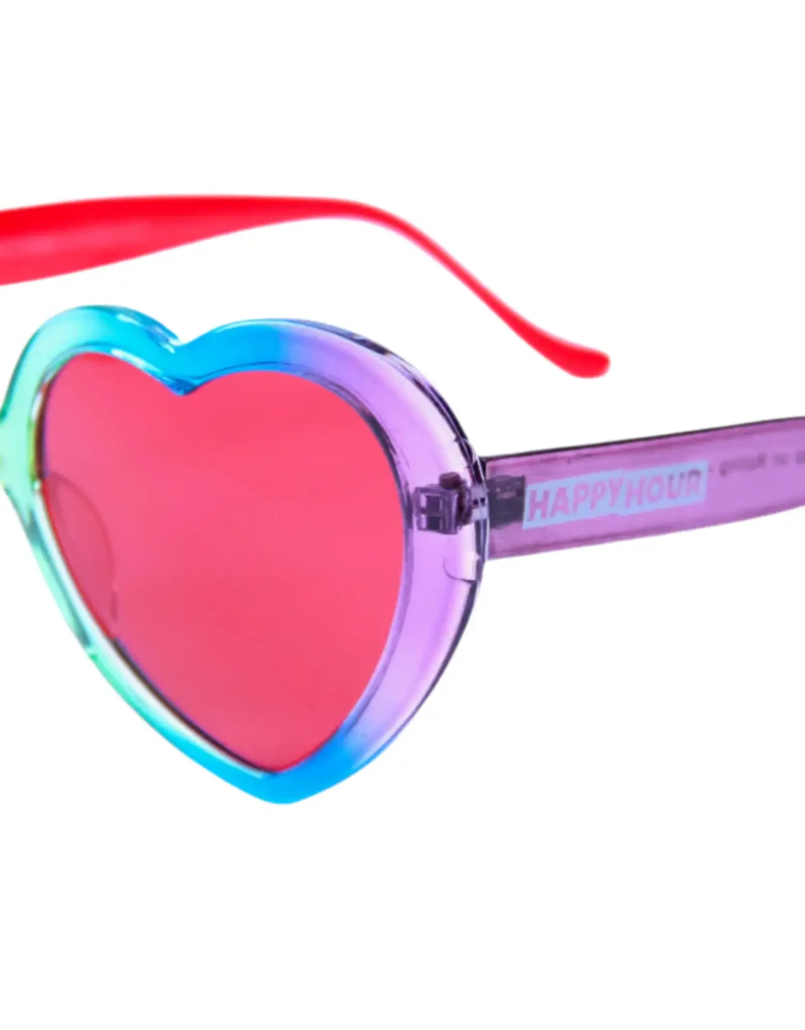 HAPPY HOUR SHADES HEART ONS - RAINBOW FADE MOXI