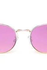 HAPPY HOUR SHADES HOLIDAZE  - GOLD PURPLE LENS