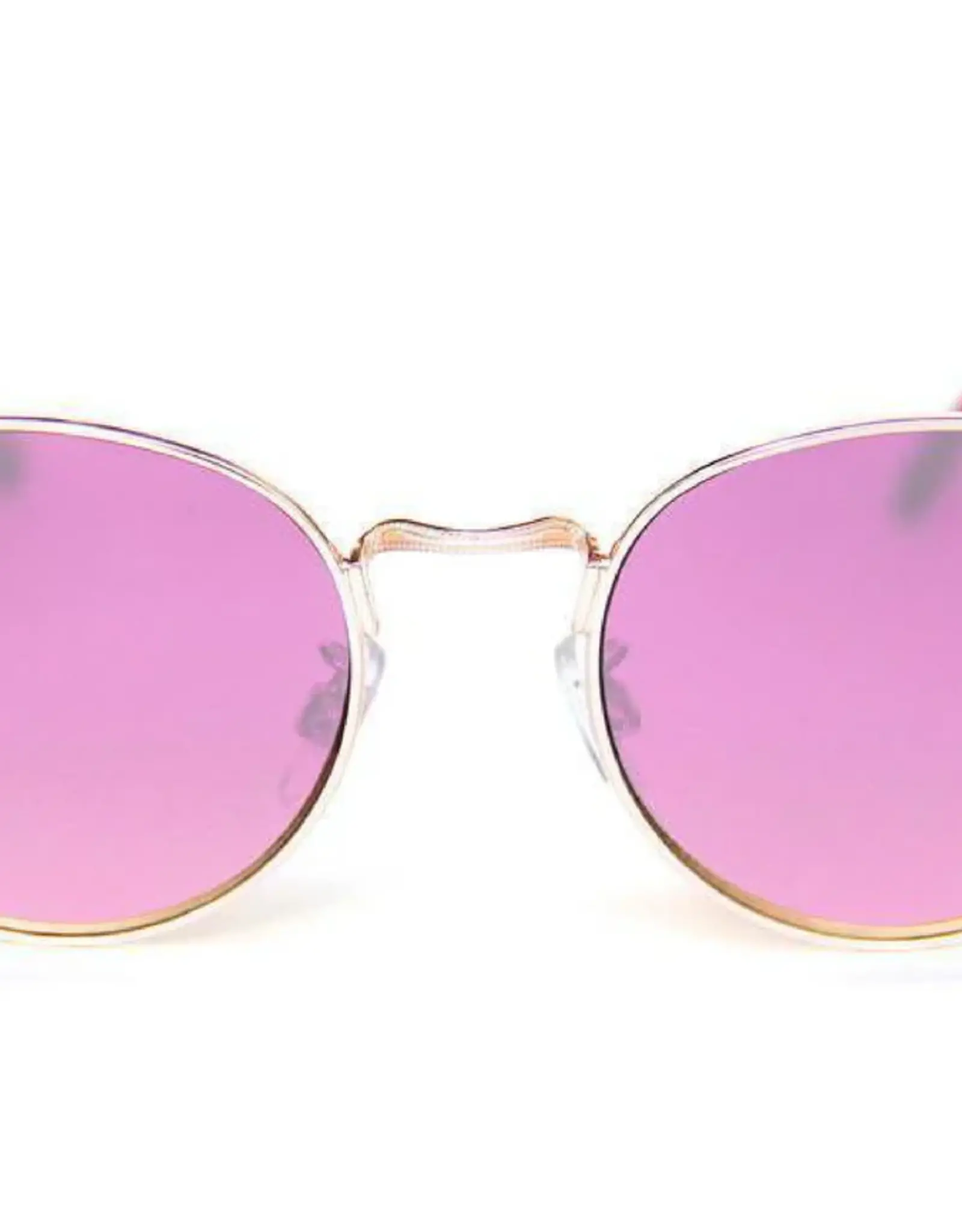 HAPPY HOUR SHADES HOLIDAZE  - GOLD PURPLE LENS