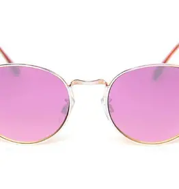 HAPPY HOUR SHADES HOLIDAZE  - GOLD PURPLE LENS