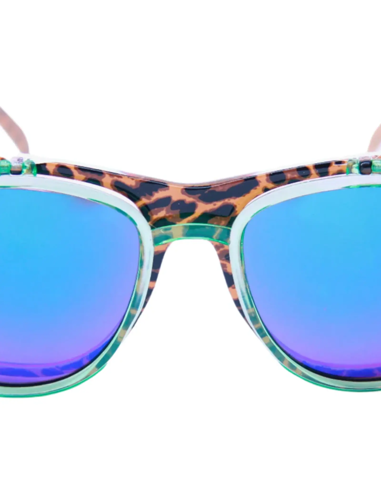 HAPPY HOUR SHADES FLIP UPS - LEOPARD PARTY