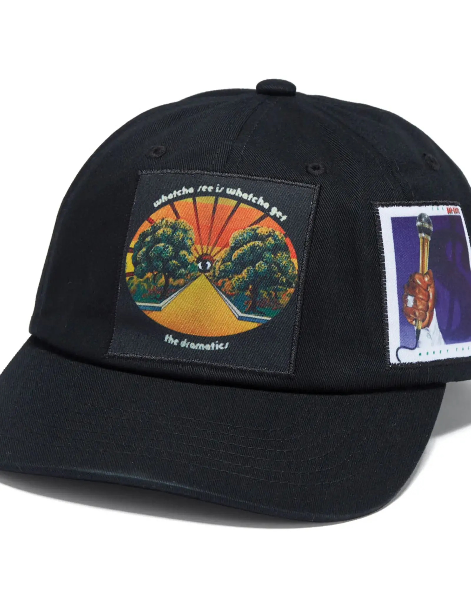 HUF STAX PATCHES SNAPBACK HAT - BLACK
