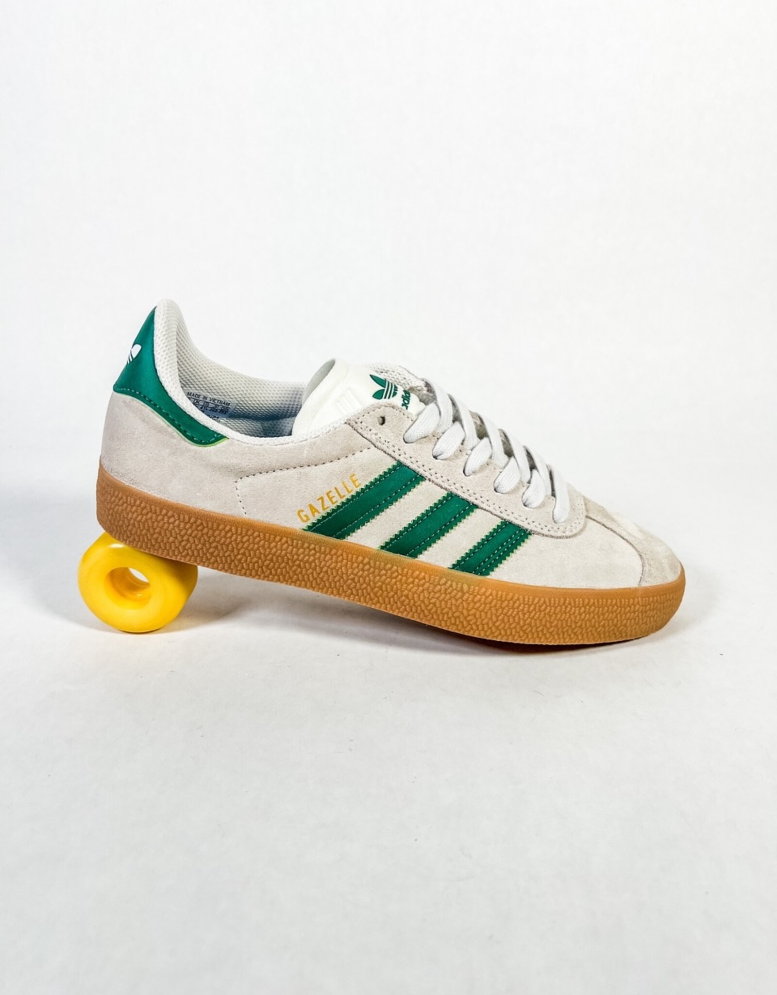 ADIDAS GAZELLE ADV - CRYWHT/CRYWHT/GUM4