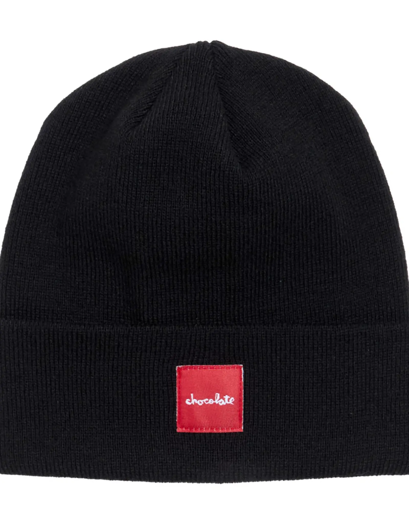 CHOCOLATE SQUARE LABEL TIGHT CUFF BEANIE