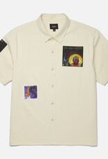 HUF STAX PATCHES BUTTON UP - NATURAL