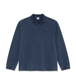 POLAR SERGIO L/S POLO SHIRT - BLUE