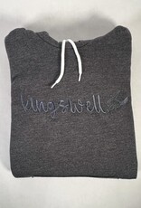 KINGSWELL KINGSWELL MOUSE PAINTBRUSH HOODIE - CHARCOAL GREY