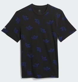 ADIDAS ADIDAS SHMOO AOP TEE - BLK/ROYAL