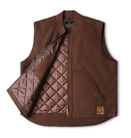 FORMER FORMER VT CANVAS VEST - BROWN