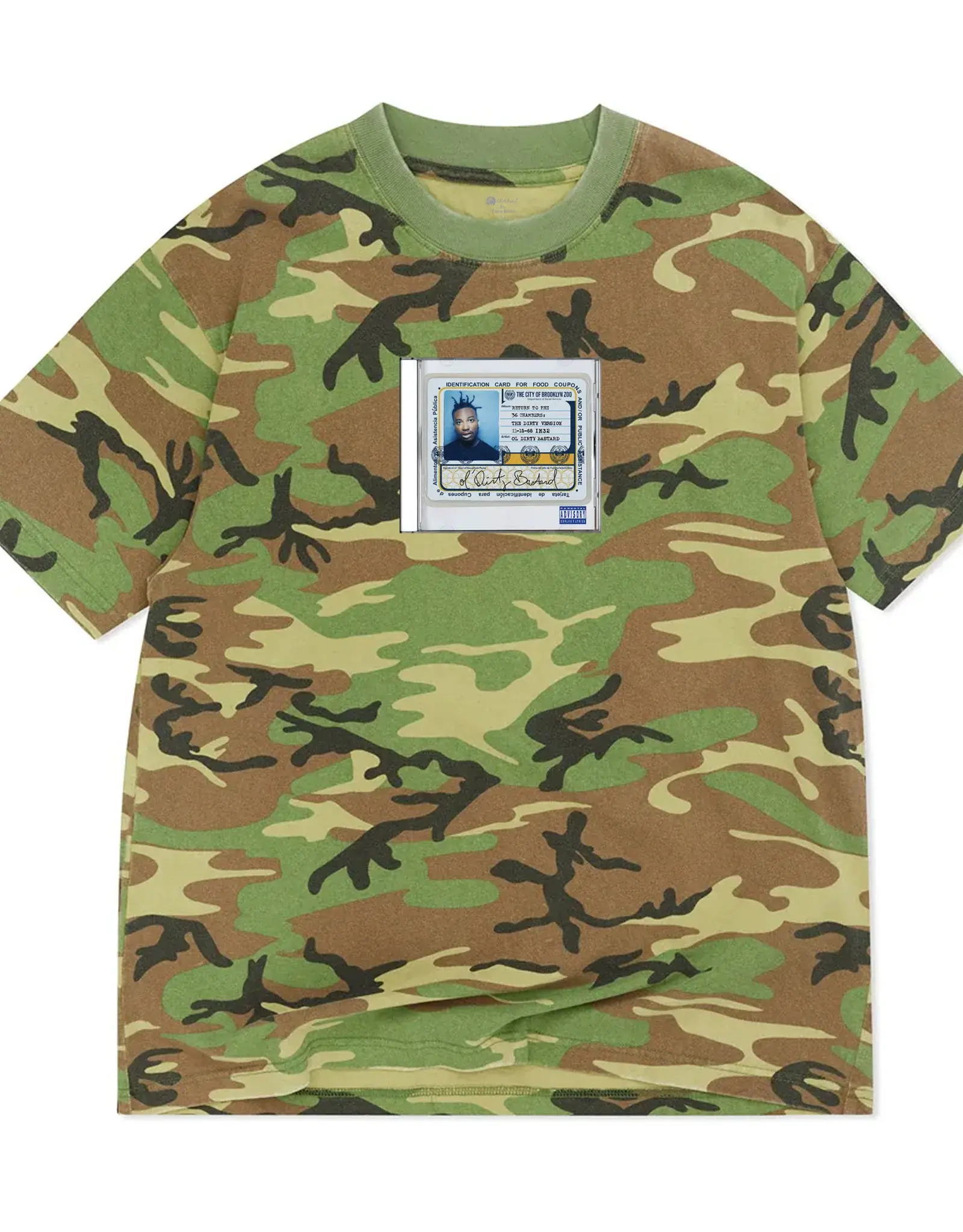 COLOR BARS COLOR BARS X ODB CD TEE - VINTAGE CAMO