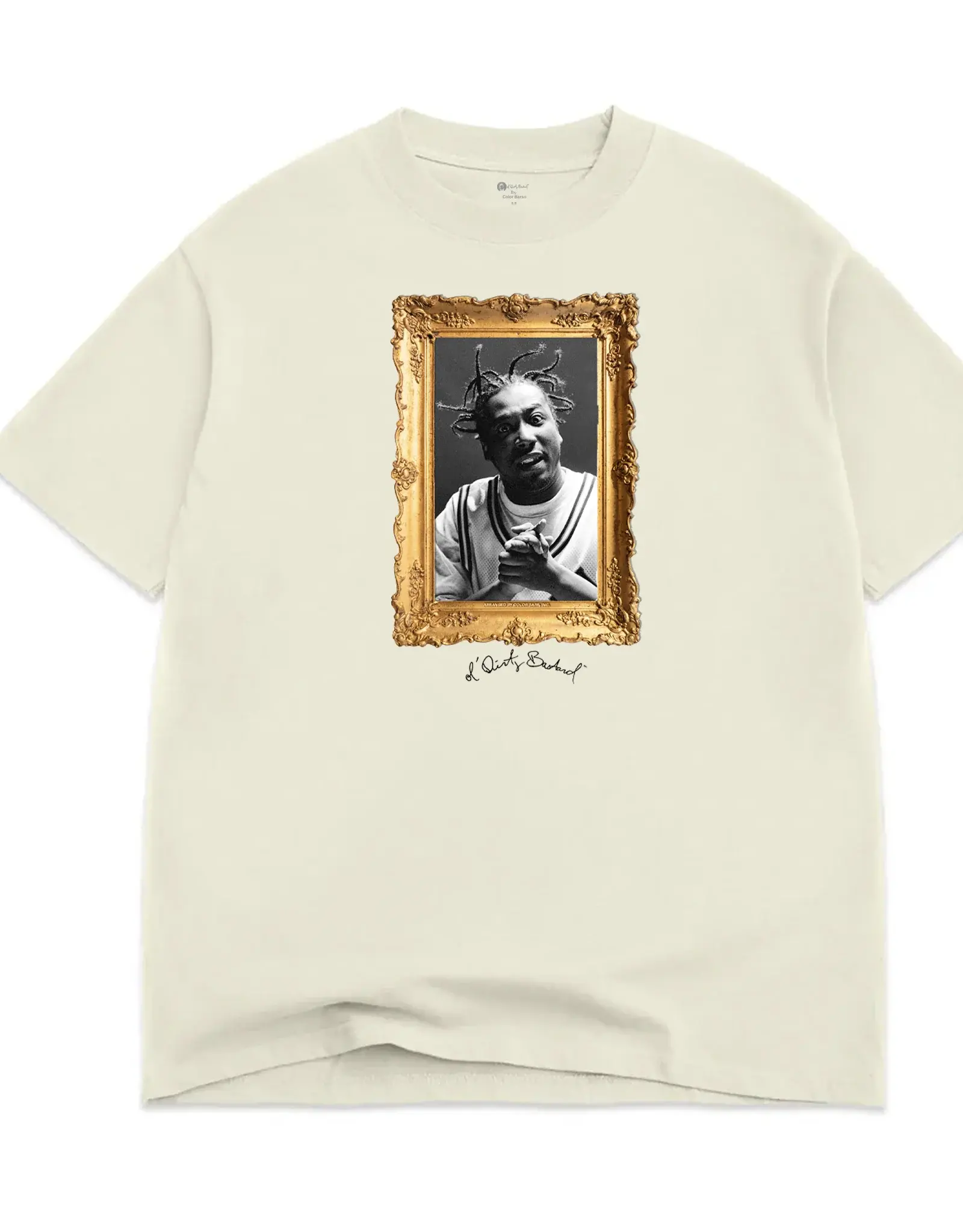COLOR BARS COLOR BARS X ODB PORTRAIT TEE - OFF WHITE
