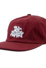 TOP HEAVY ENTERTAINMENT TOP HEAVY STACKED 2.0 HAT - BURGUNDY