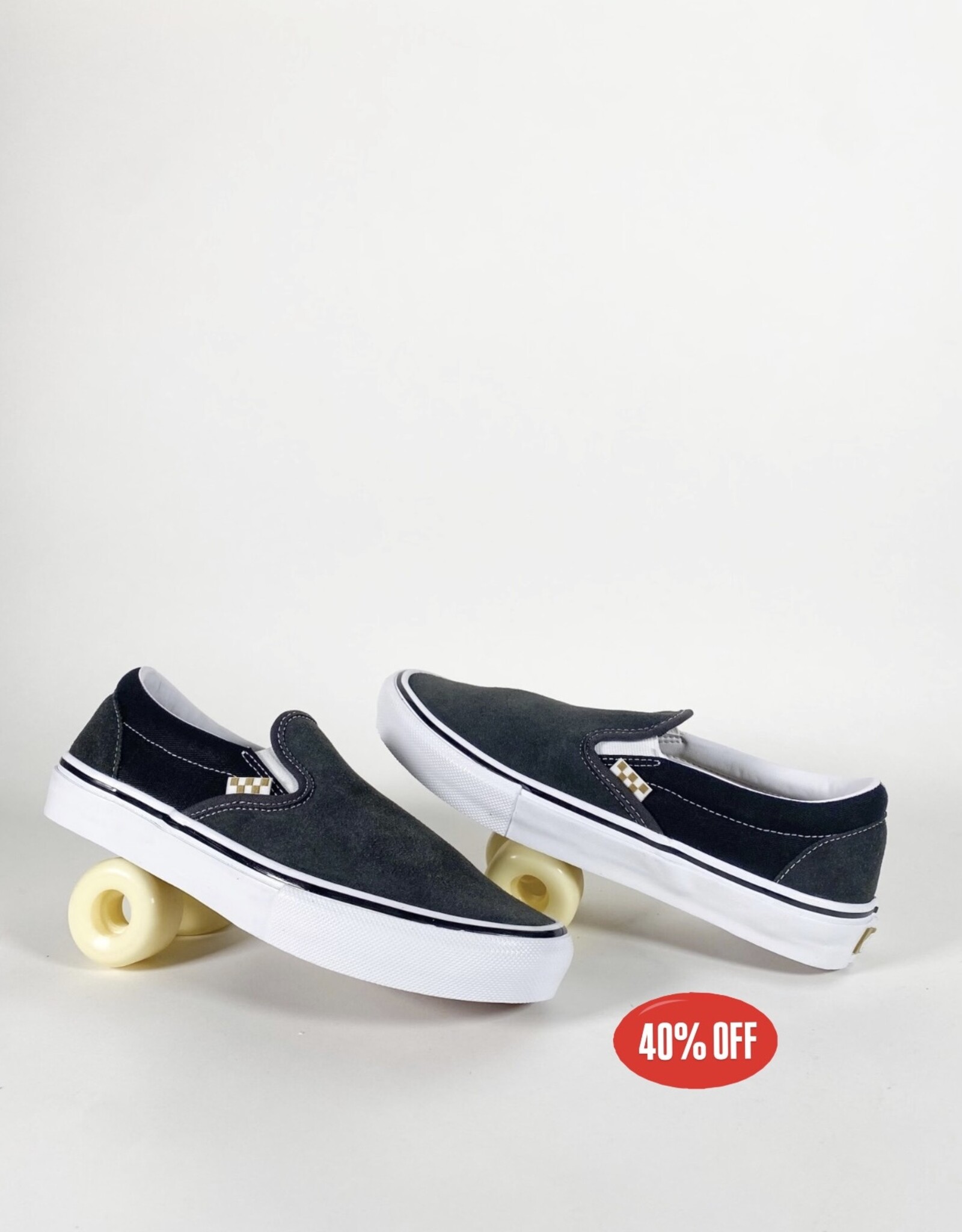 VANS VANS SLIP ON  - TWILL RAVEN BLACK