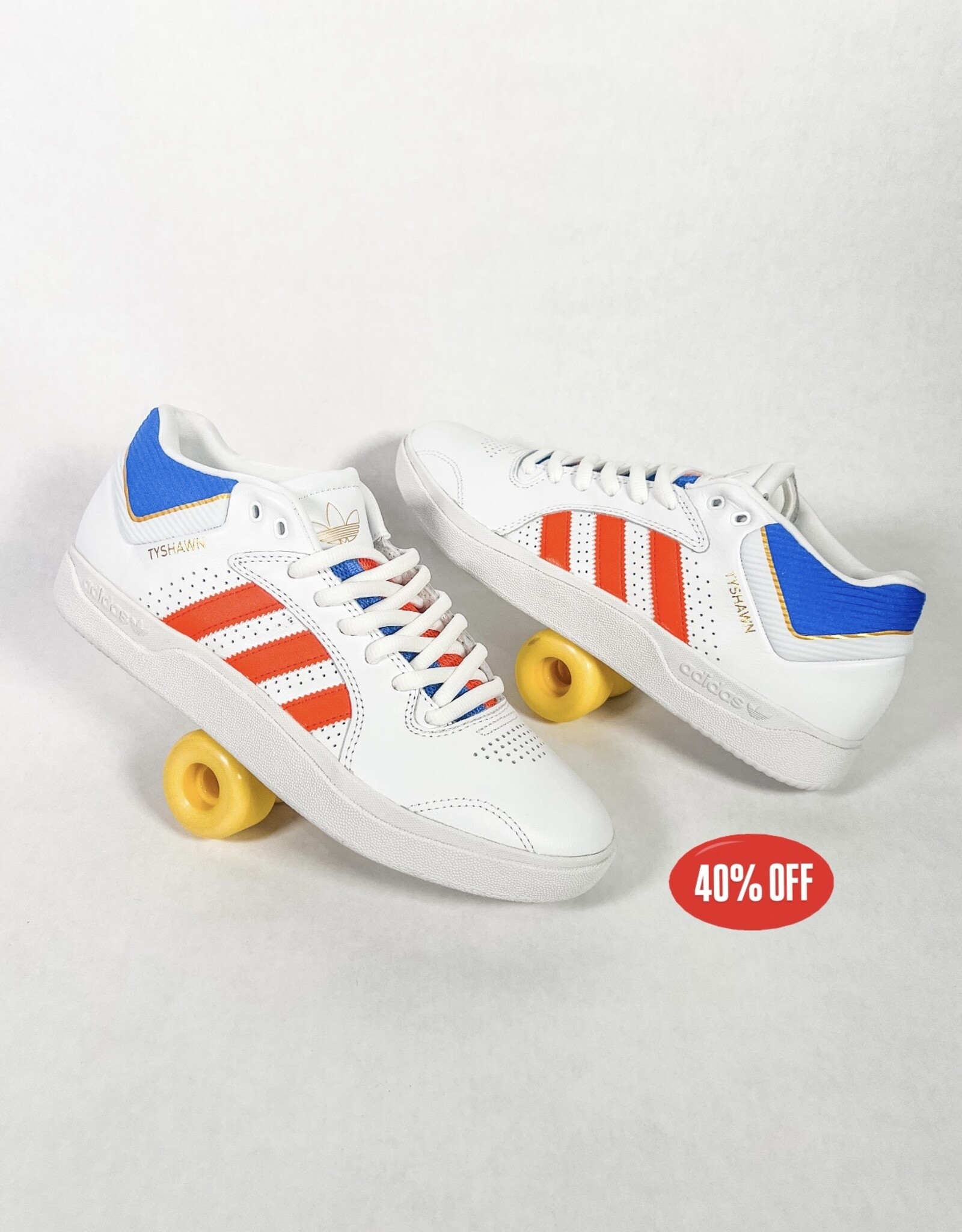 ADIDAS TYSHAWN - FTWWHT/ORANGE/BLUBIR