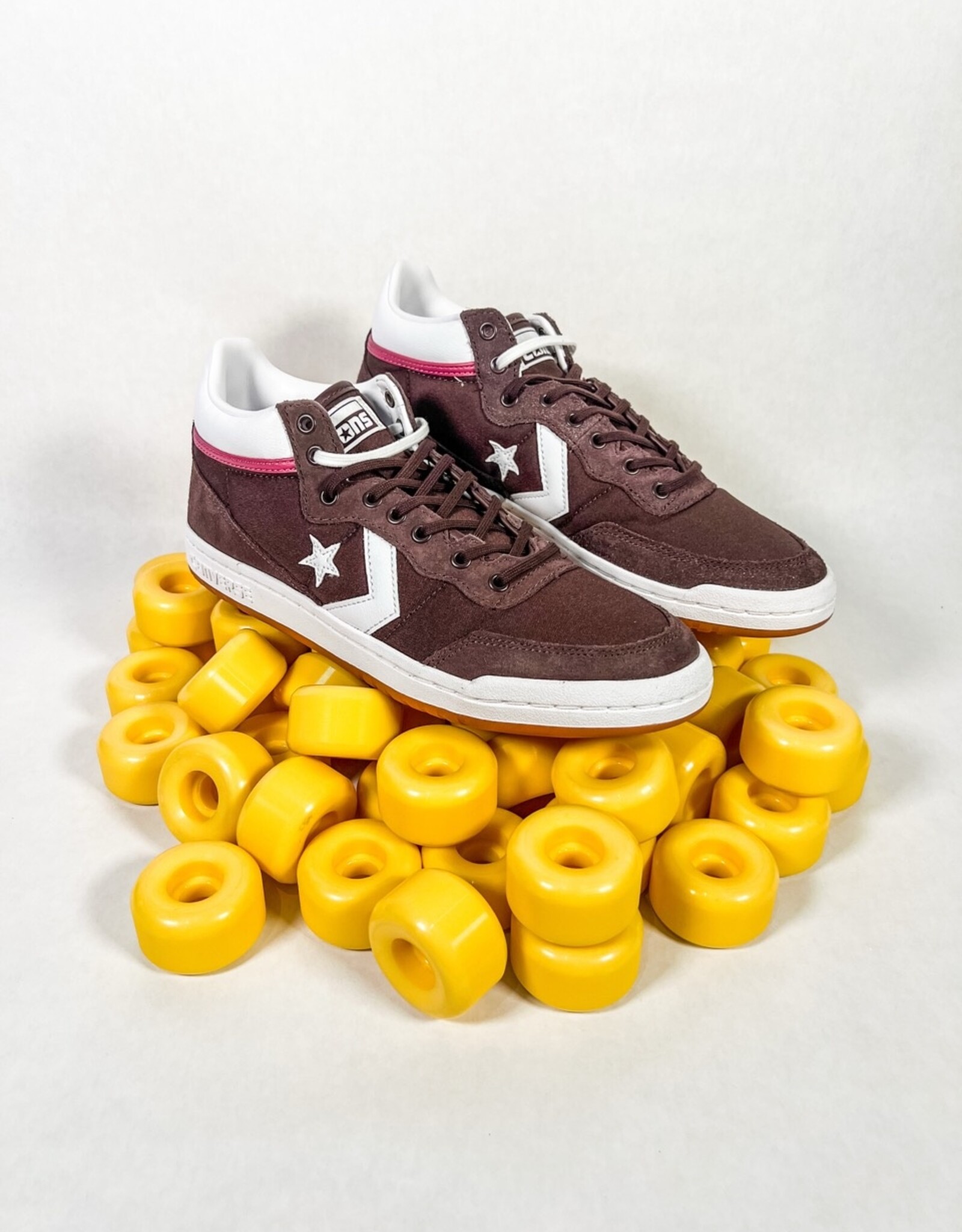 CONVERSE CONS FASTBREAK PRO MID - RUGGED BROWN/WHITE/MESA ROSE