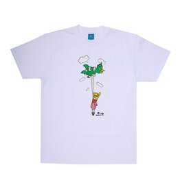 FROG FROG BIRD GIRL T-SHIRT - WHITE