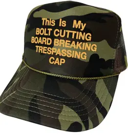 DEATHWISH TRESPASSING TRUCKER HAT - CAMO