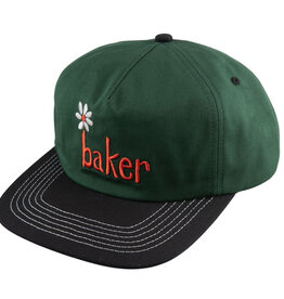 BAKER DAISY HAT -  GREEN/BLACK