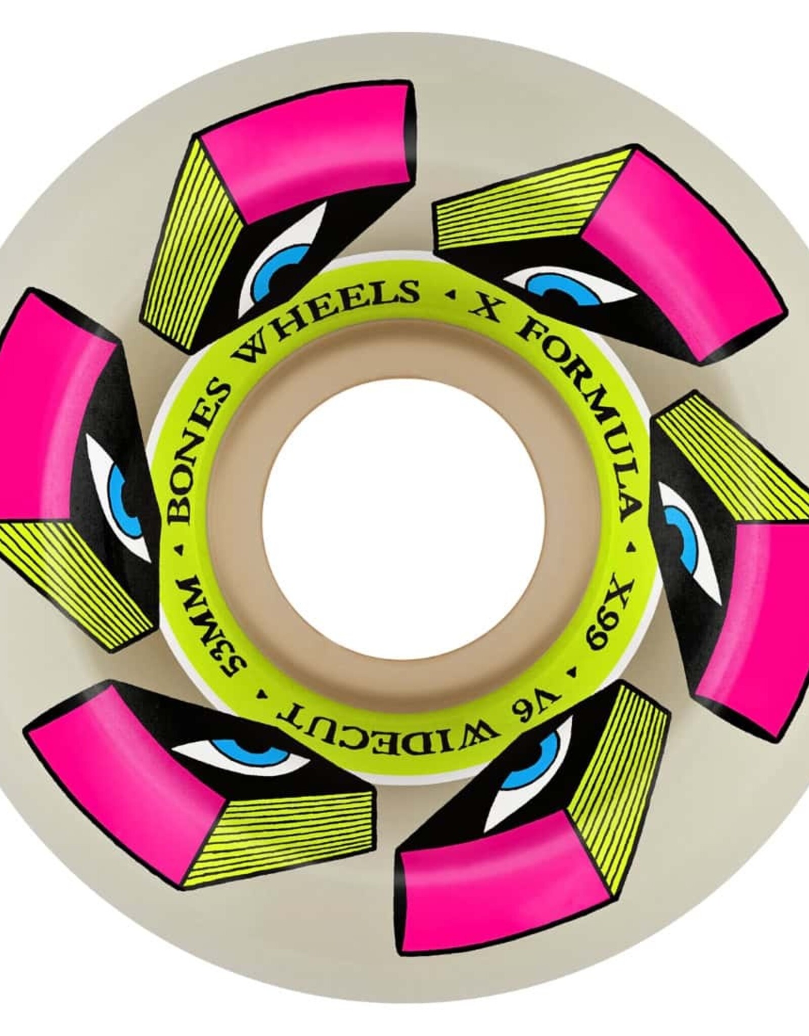 BONES X99 LOOK BOOK WIDECUT V6 99A WHEELS - 53MM