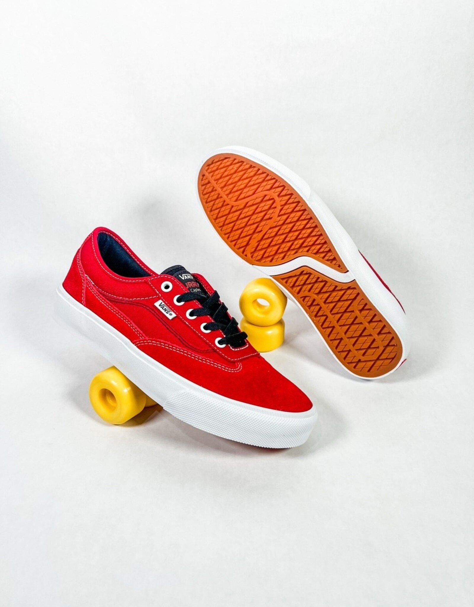 VANS VANS SKATE CURREN CAPLES - RED/WHITE