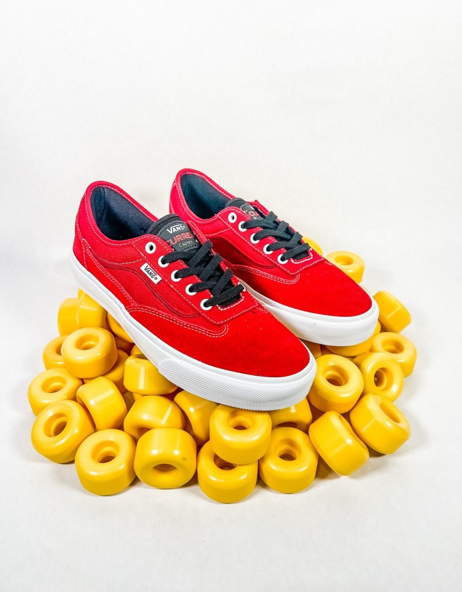 VANS VANS SKATE CURREN CAPLES - RED/WHITE