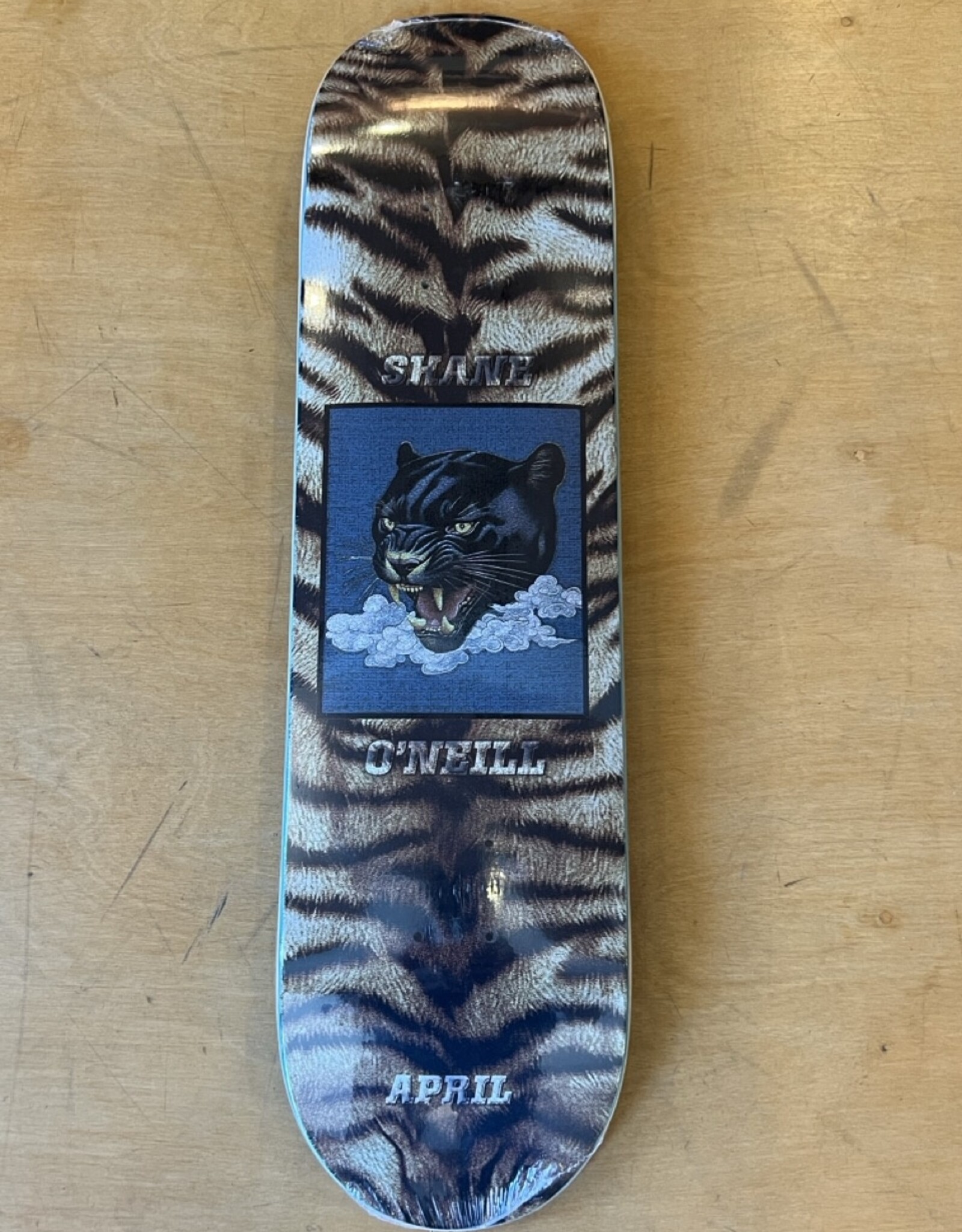 APRIL SKATEBOARDS APRIL SHANE O'NEILL LEOPARD DECK - 8.125