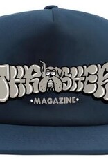 THRASHER THRASHER BULLY SNAPBACK HAT - NAVY