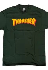 THRASHER THRASHER STACKED TEE - FOREST GREEN
