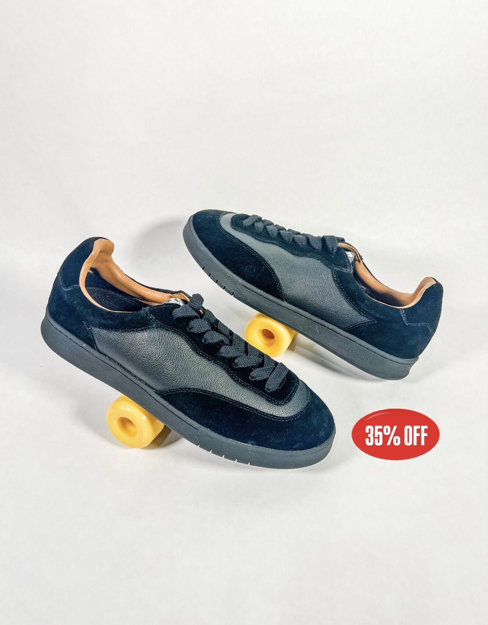 LAST RESORT LAST RESORT CM001 LO SUEDE/LEATHER - BLACK/BLACK