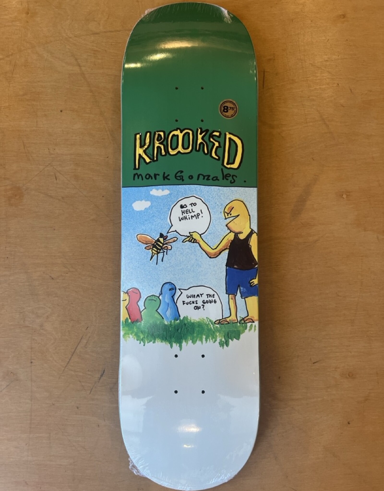 KROOKED MARK GONZALES WHIMP DECK - 8.75