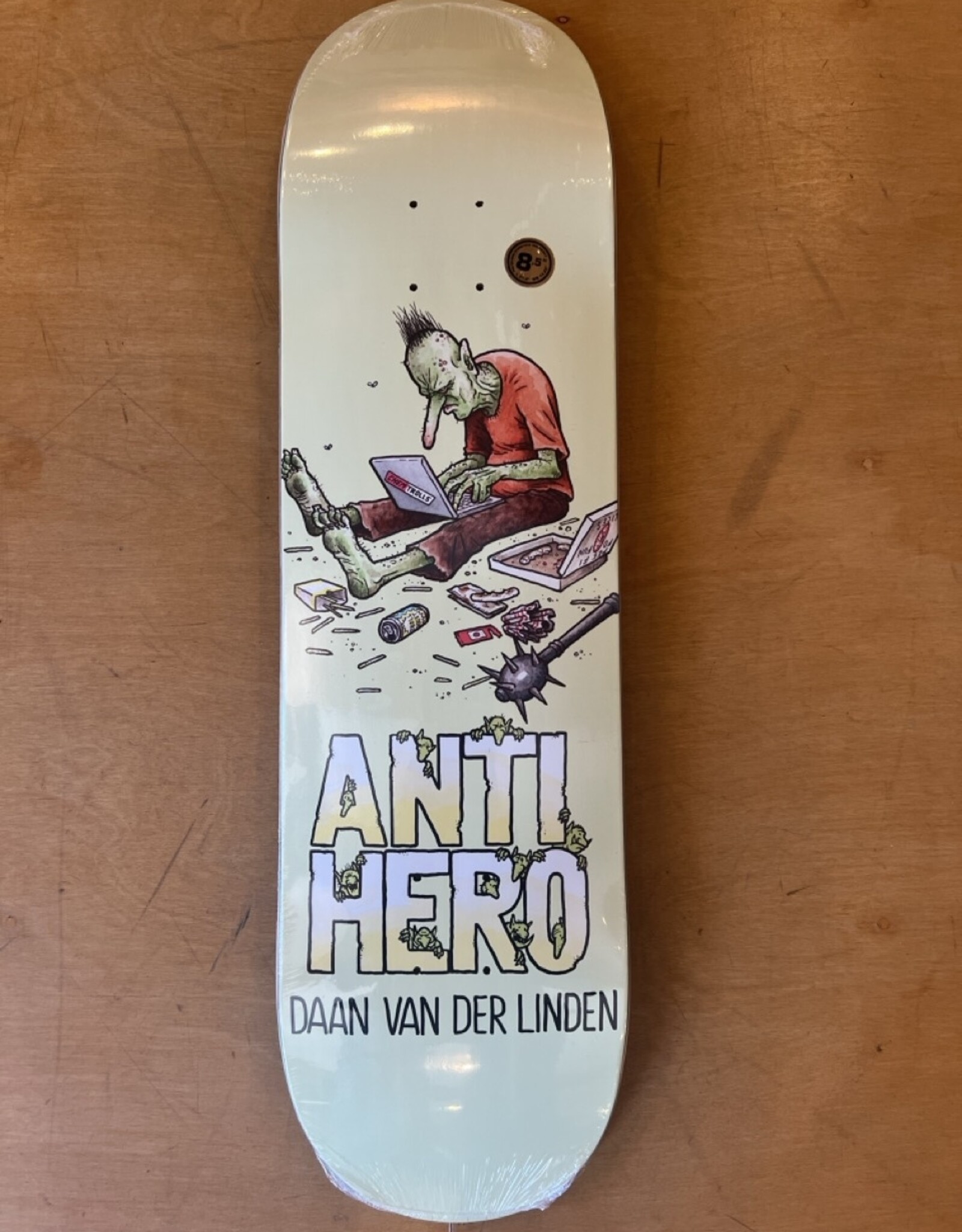 ANTI HERO ANTIHERO VAN DER LINDEN TROLLS DECK - 8.5