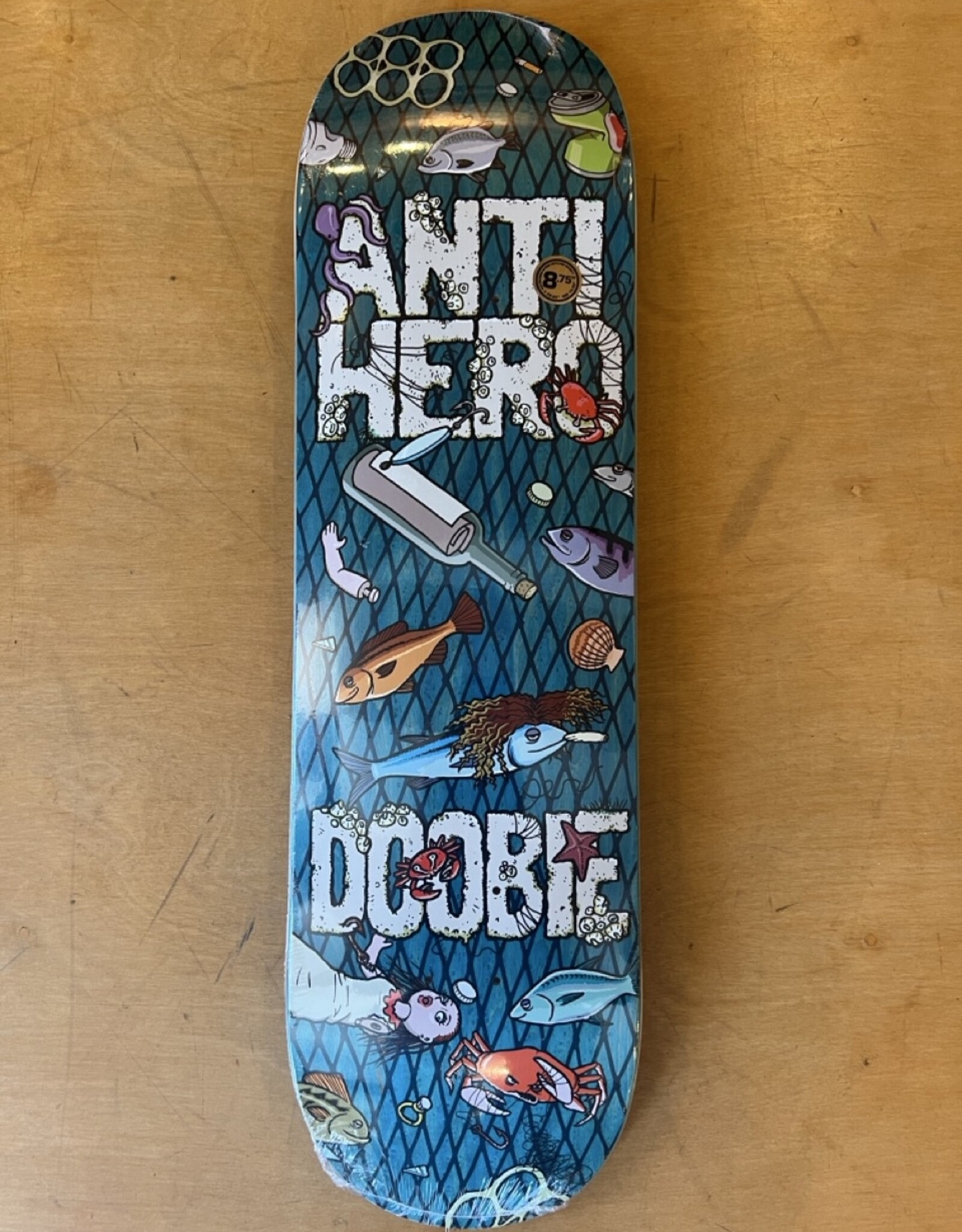 ANTI HERO ANTIHERO DOOBIE CATCH OF THE DAY DECK - 8.75