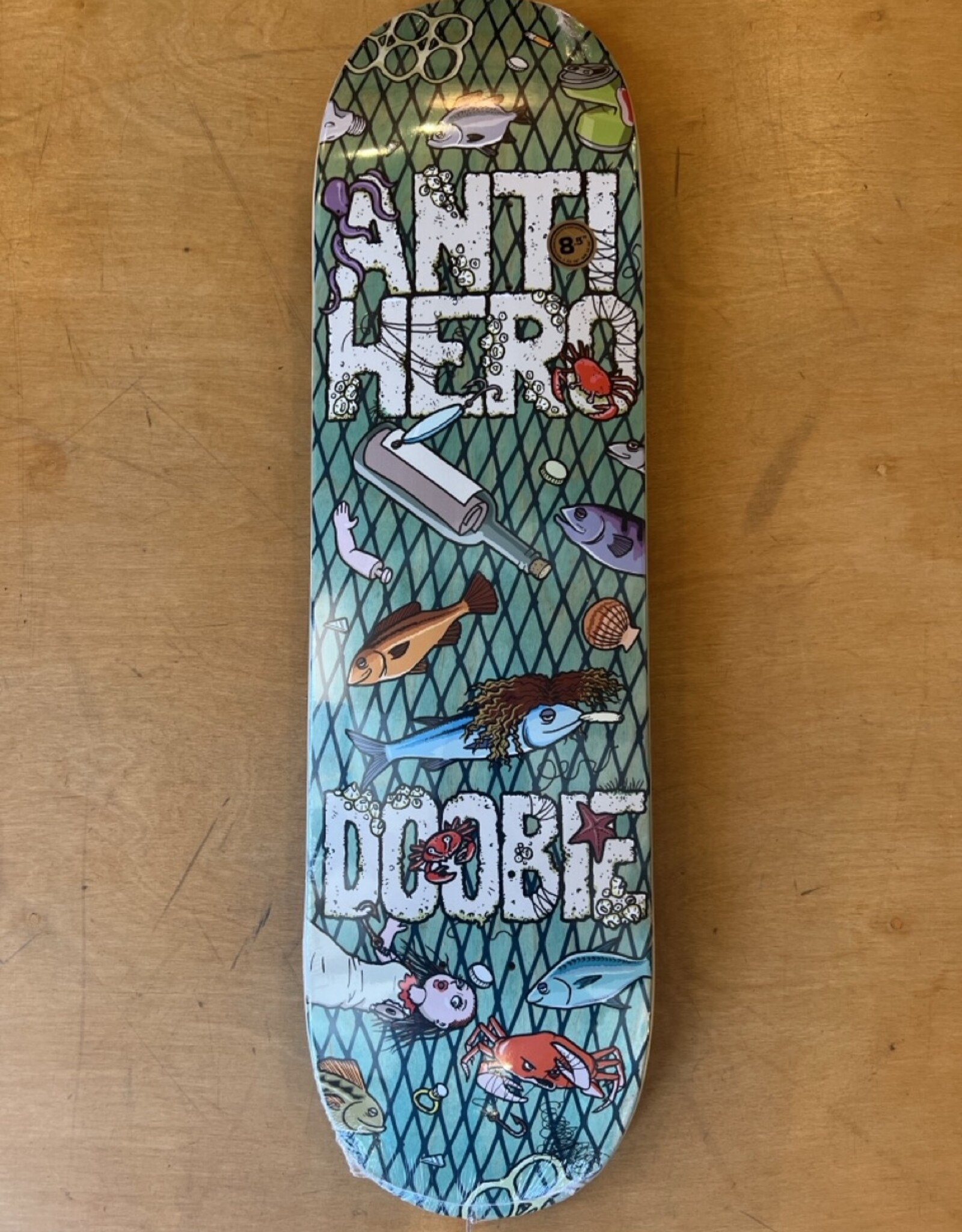 ANTI HERO ANTIHERO DOOBIE CATCH OF THE DAY DECK - 8.5