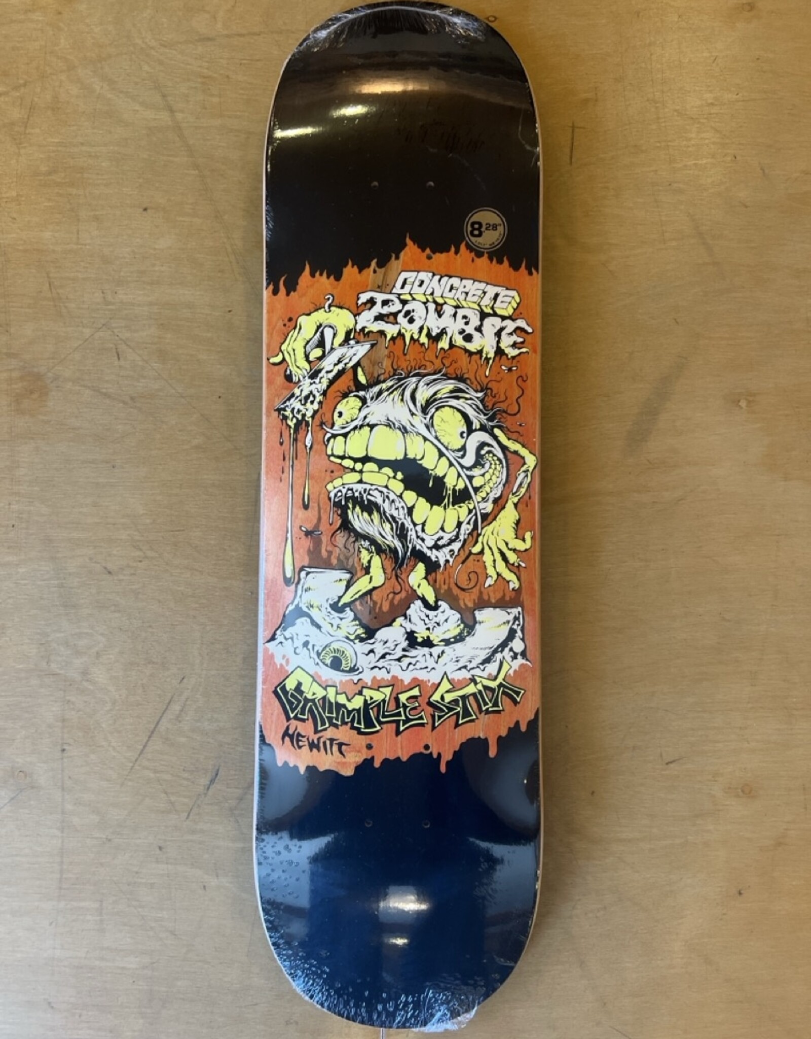 ANTI HERO GRIMPLE STIX PETER HEWITT SPACED DECK - 8.28