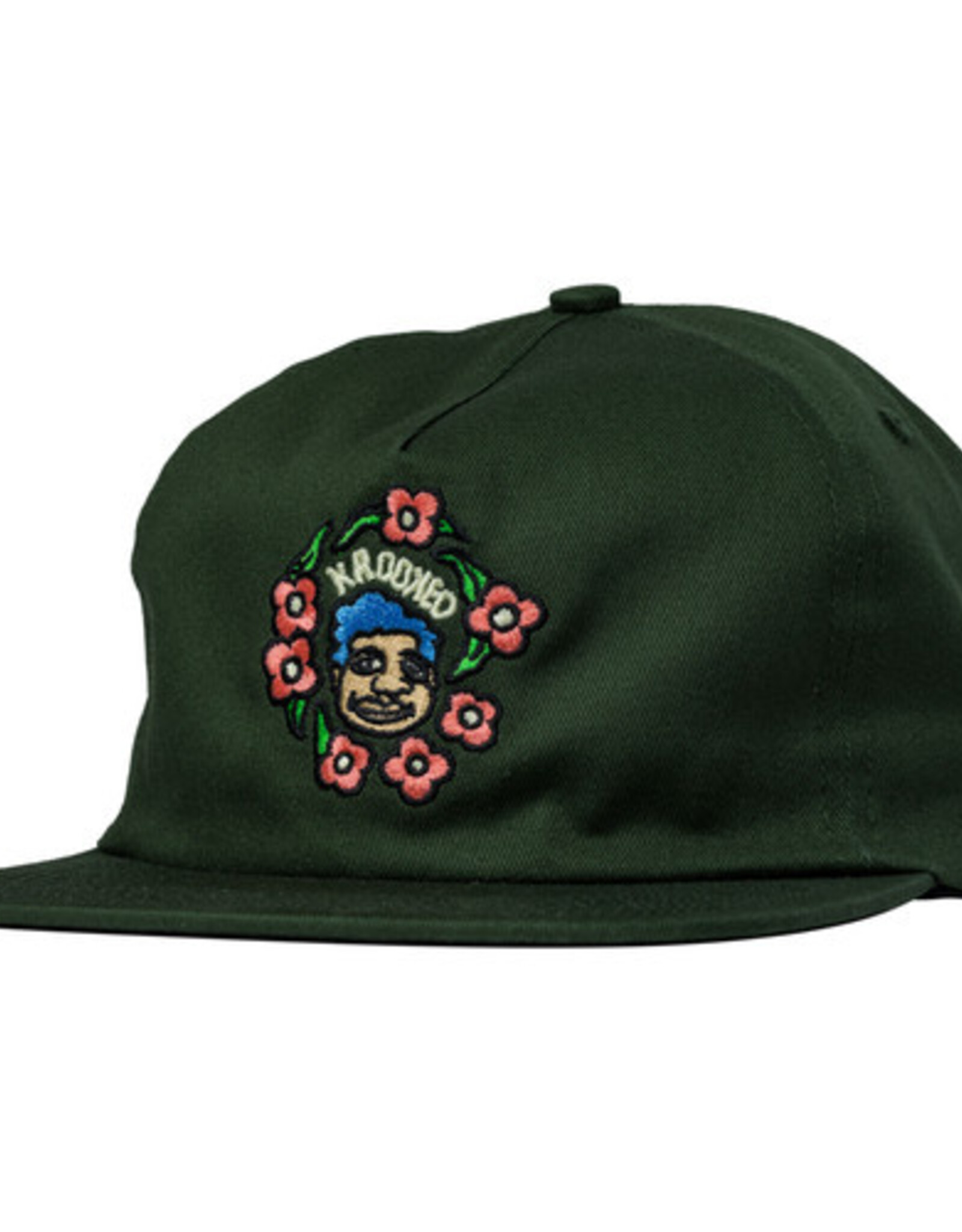KROOKED SWEATPANTS REDUX SNAPBACK HAT - OLIVE