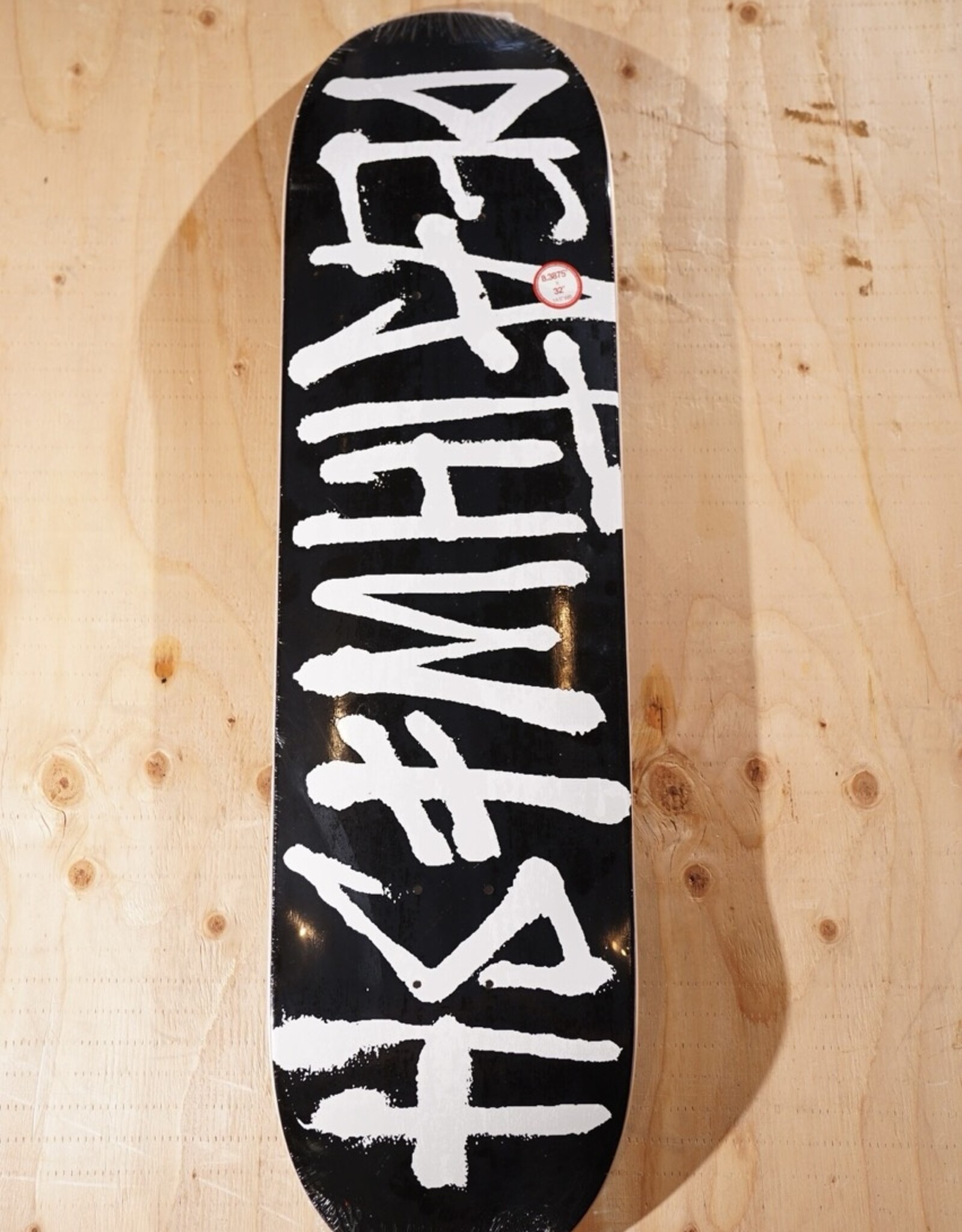 DEATHWISH DEATHSPRAY BLACK/WHITE DECK - 8.38