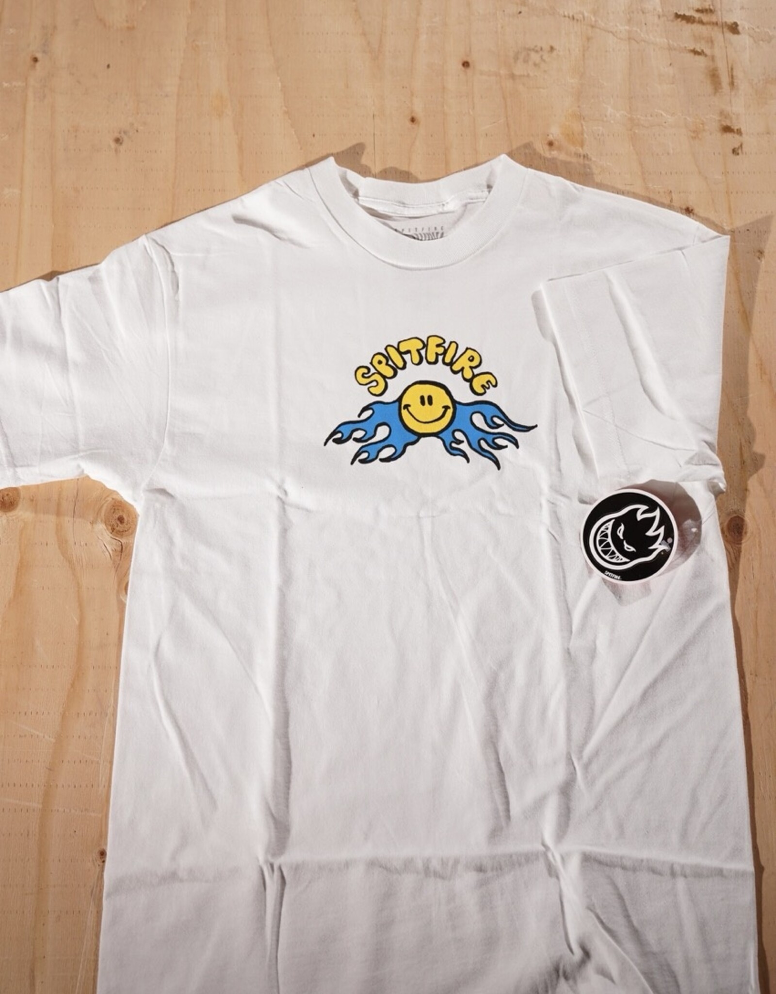 SPITFIRE SPITFIRE HAPPY TEE - WHITE