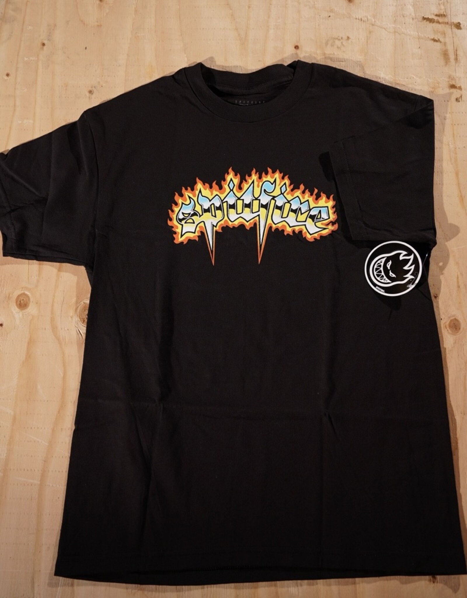 SPITFIRE SPITFIRE CHROME VENOM TEE BLACK