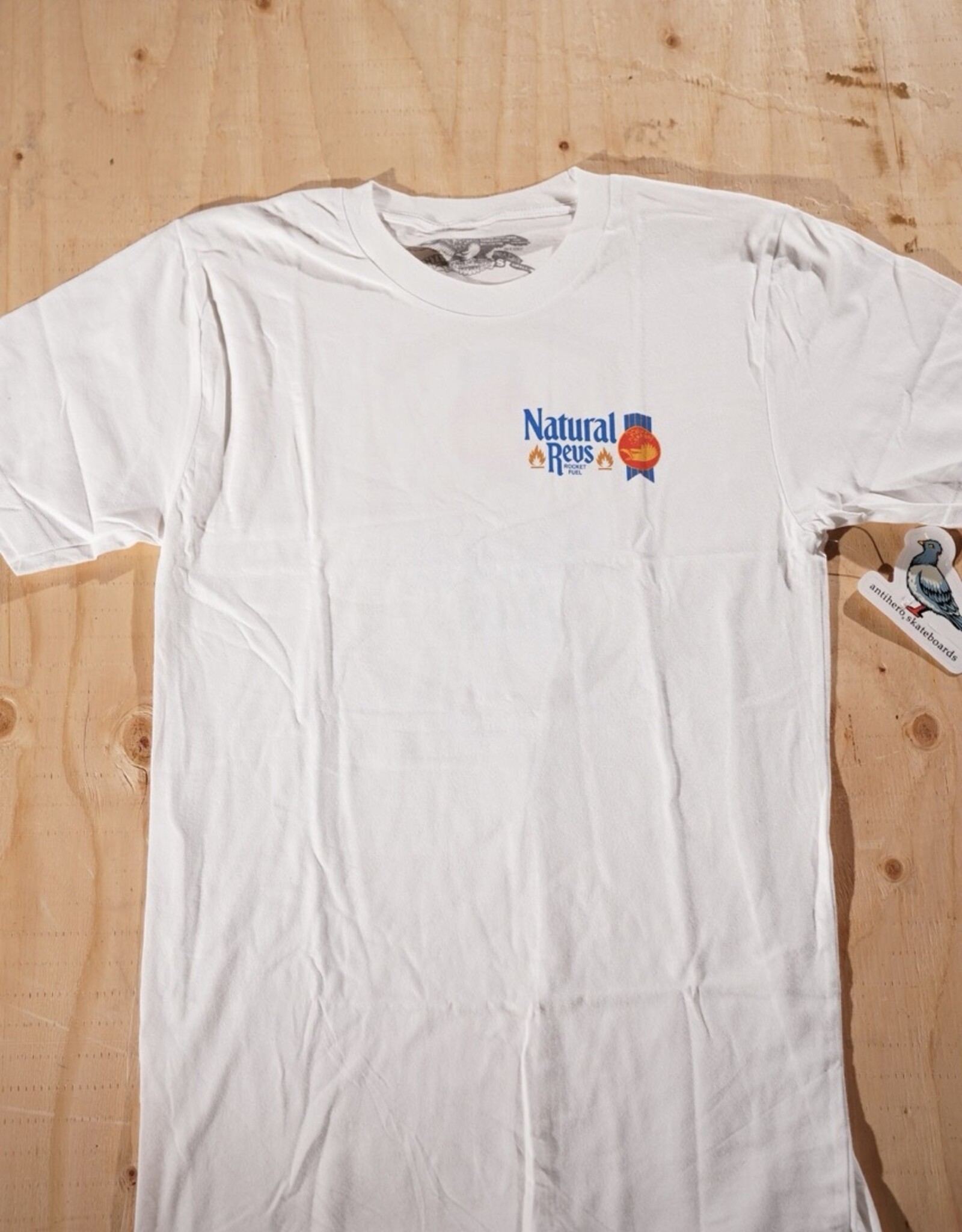 ANTI HERO ANTIHERO NATTY REVS TEE WHITE