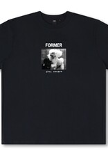 FORMER FORMER WAR POODLE T-SHIRT - WASHED BLACK