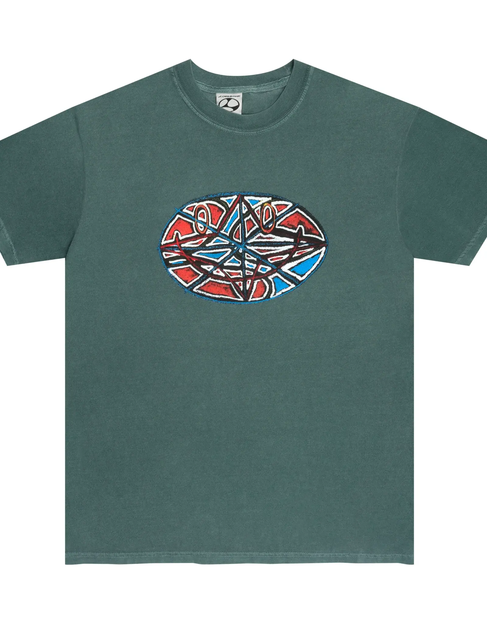 LIMOSINE LIMOSINE LIFE IS GOOD TEE - BLUE SPRUCE