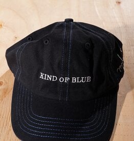 BUTTER GOODS BUTTER GOODS KIND OF BLUE 6 PANEL CAP - BLACK